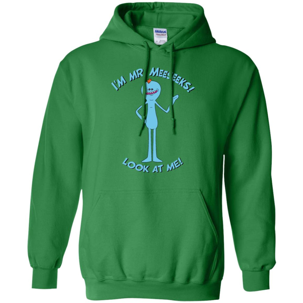 Rick And Morty Mr Meeseeks Look At Me Quote Men Pullover Hoodie
