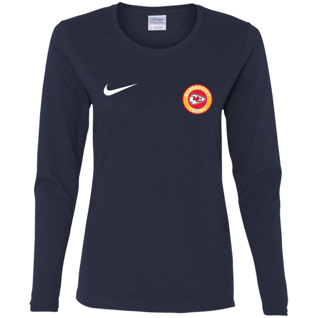 Nike Kansas City Chiefs Nfl Football Women Long Sleeve Shirt