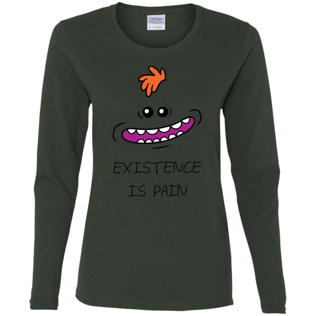 Rick And Morty Mr Meeseeks Existence Is Pain Women Long Sleeve Shirt