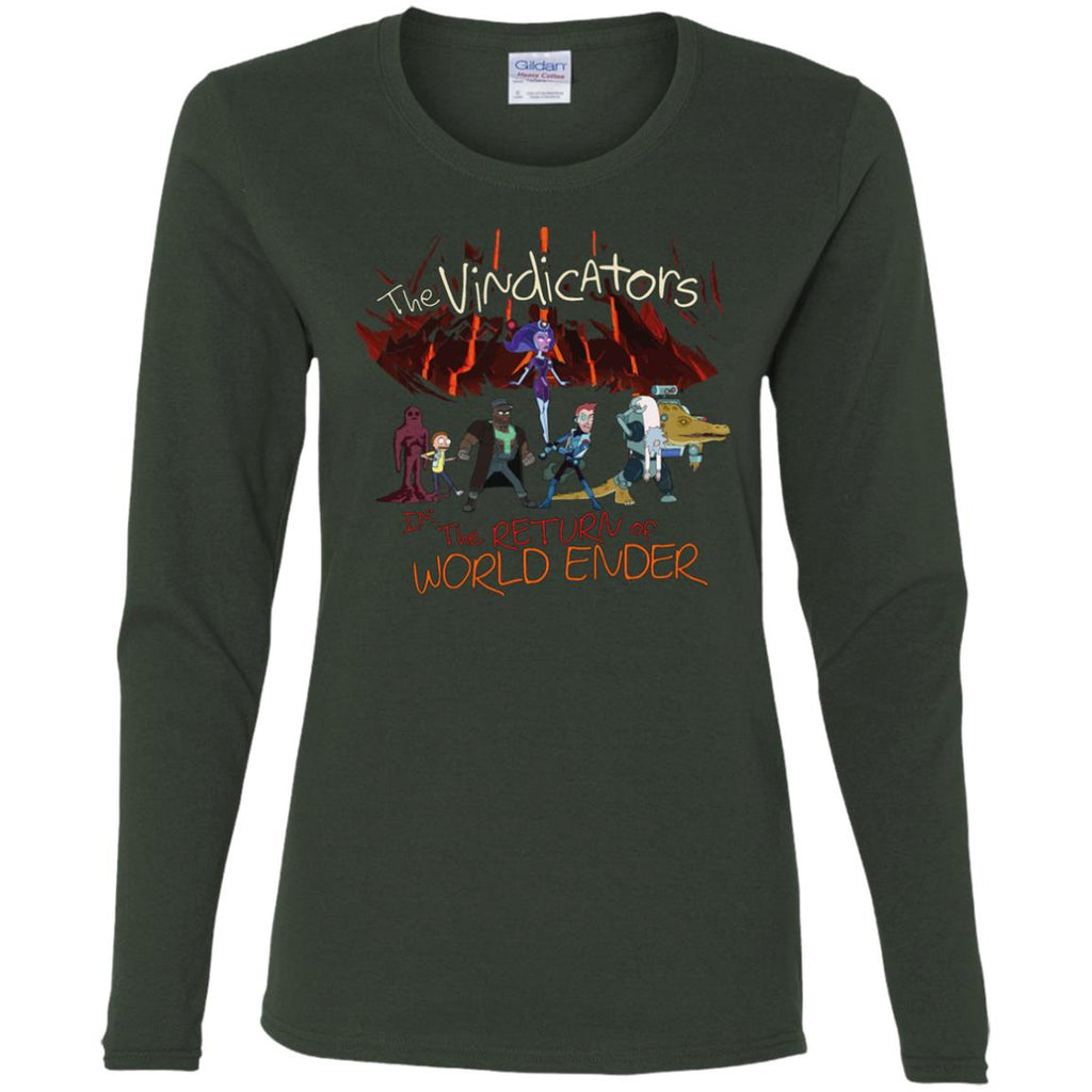 Rick And Morty The Vindicators Women Long Sleeve Shirt