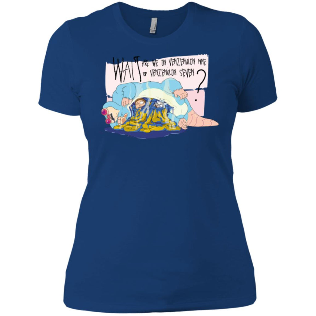 Ricky And Morty Which Venzenulon Are We On Women T-Shirt