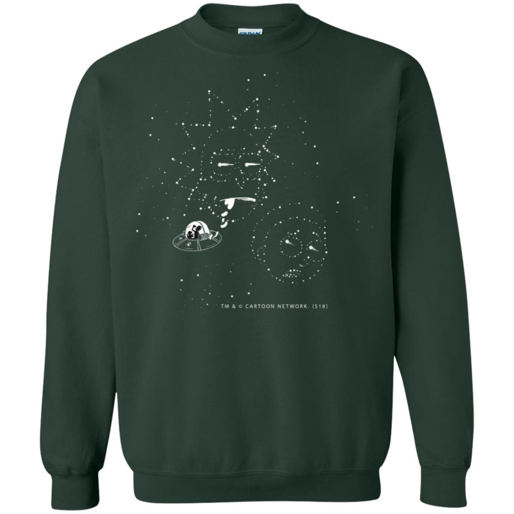 Rick And Morty Stars In The Sky Mug Unisex Crewneck Pullover Sweatshirt