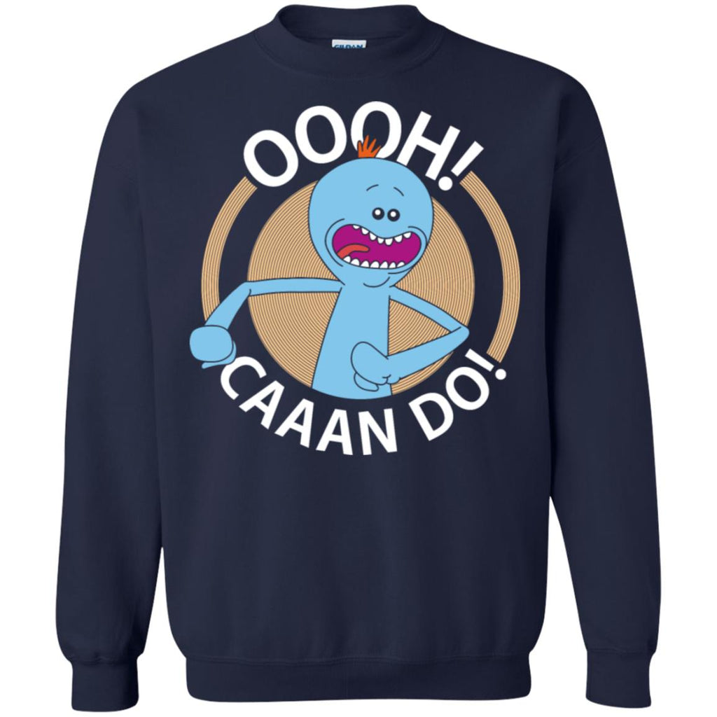 Rick And Morty Mr Meeseeks Oooh Caaan Do Unisex Crewneck Pullover Sweatshirt