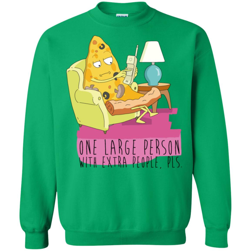Rick And Morty Large Person With Extra People Unisex Crewneck Pullover Sweatshirt