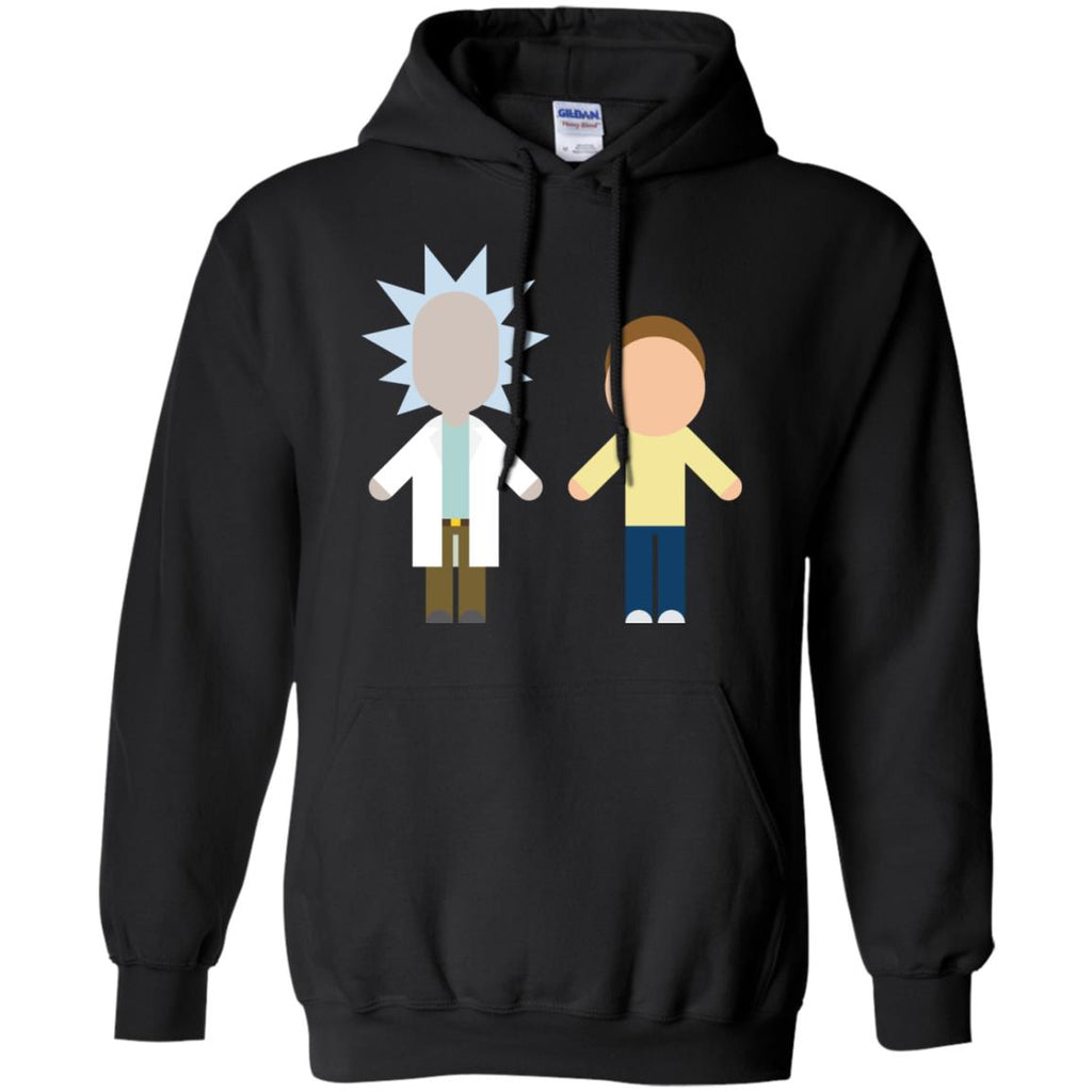 Rick And Morty Chibi Style Men Pullover Hoodie