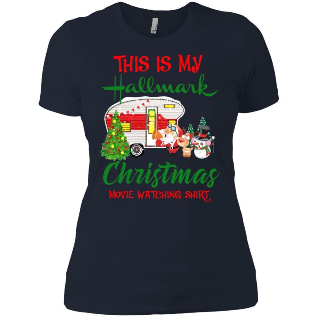 This Is My Hallmark Christmas Movie Watching Women T-Shirt