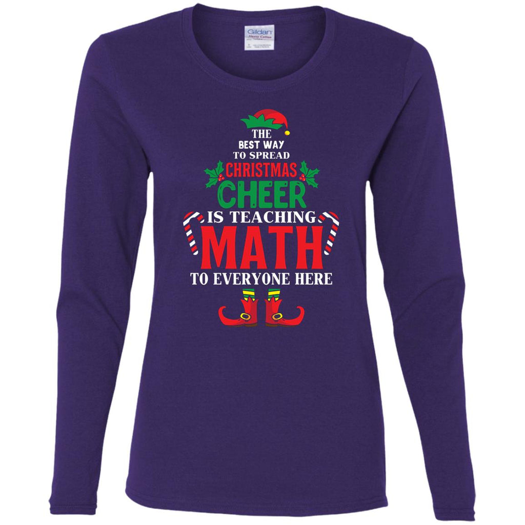 Christmas Cheer Is Teaching Math Women Long Sleeve Shirt