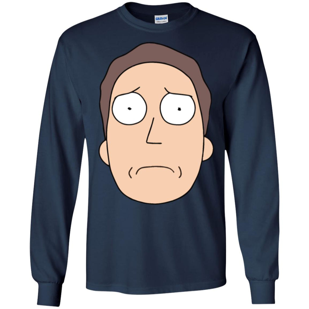 Rick And Morty Jerry Smith Men Long SLeeve Shirt