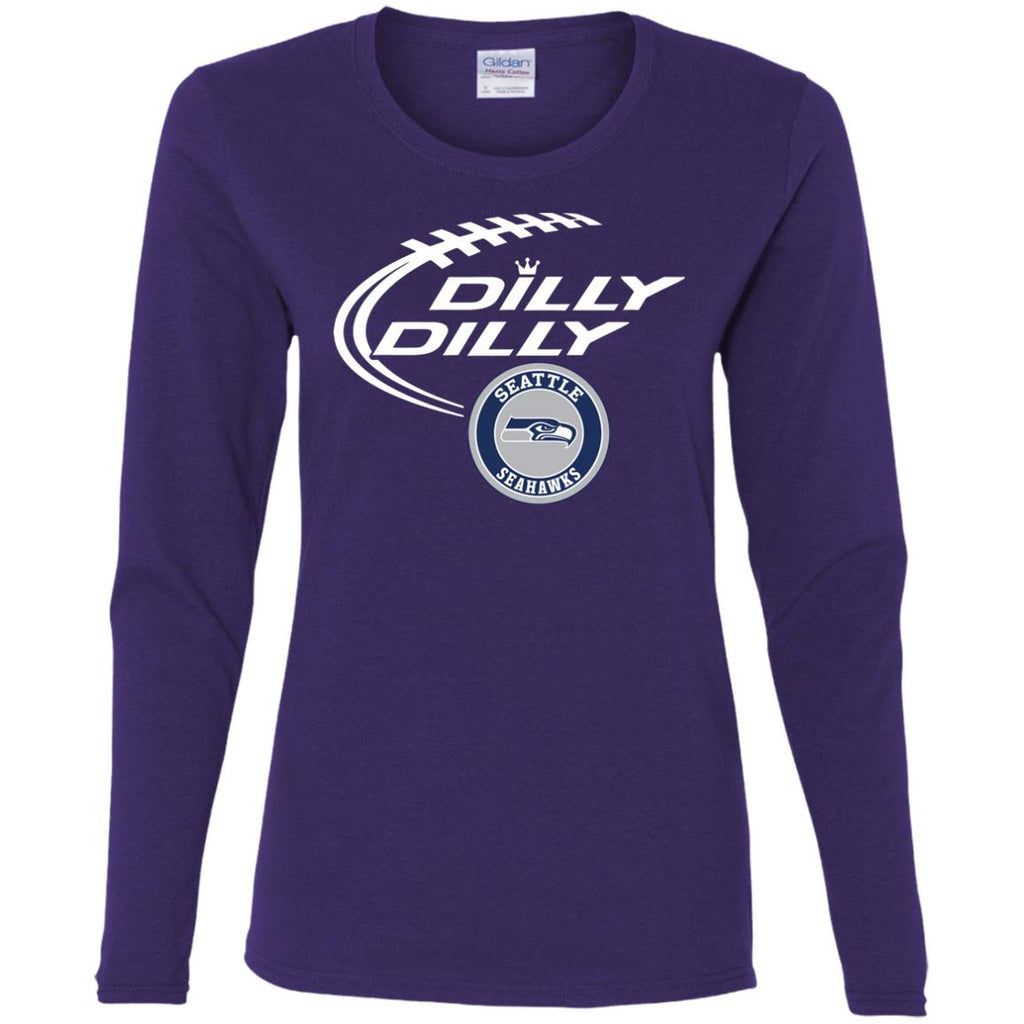 Dilly Dilly Seatle Seahawk Nfl Football Women Long Sleeve Shirt