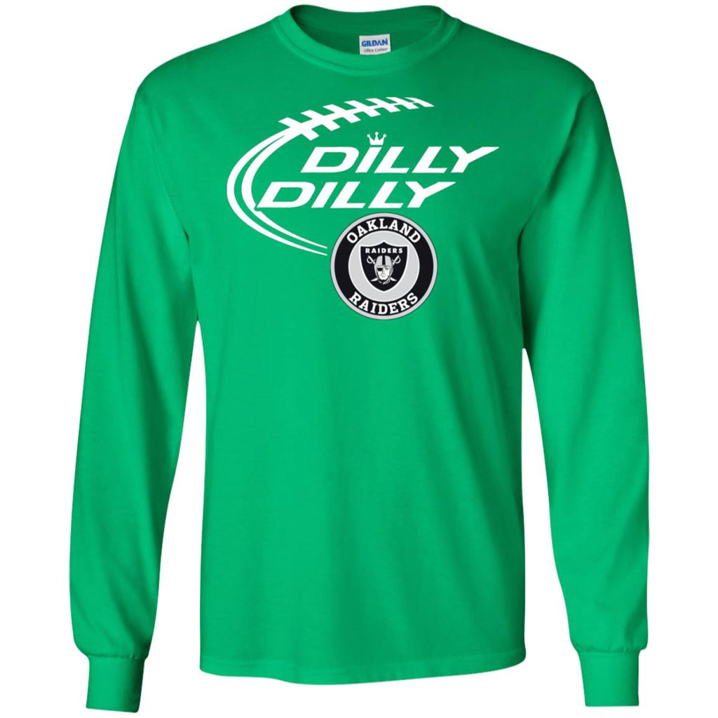 Dilly Dilly Oakland Raiders Nfl Football Men Long SLeeve Shirt