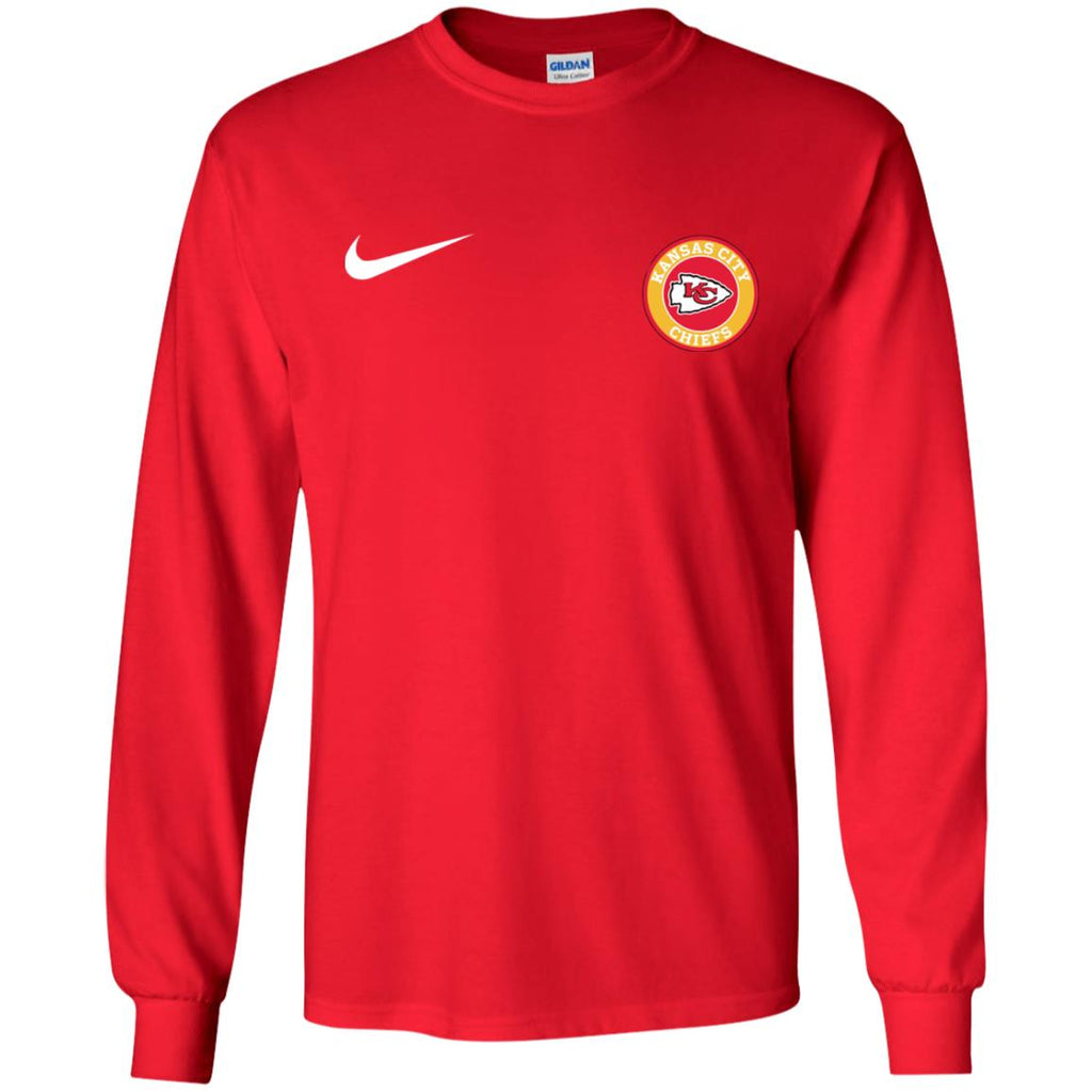 Nike Kansas City Chiefs Nfl Football Men Long SLeeve Shirt