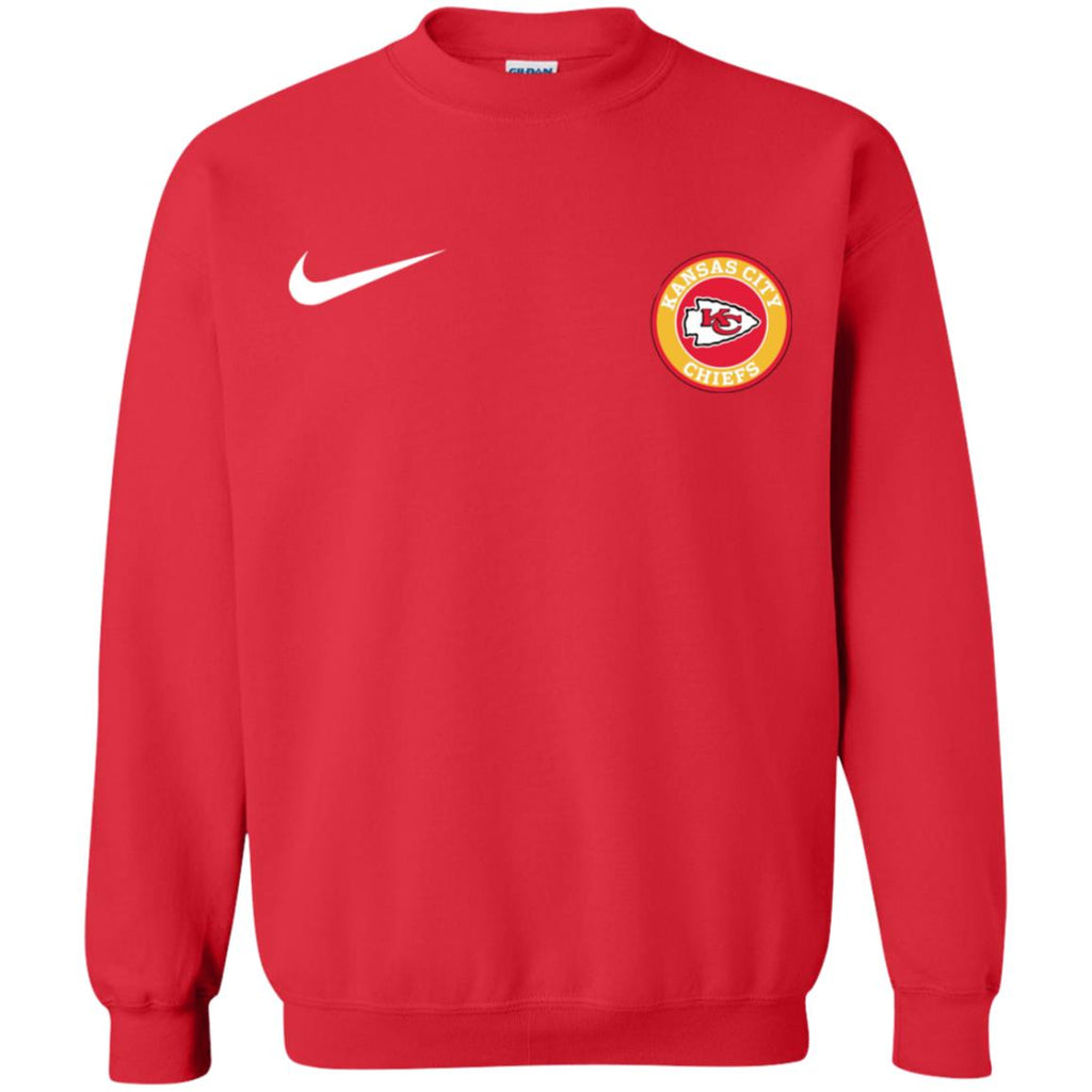 Nike Kansas City Chiefs Nfl Football Unisex Crewneck Pullover Sweatshirt