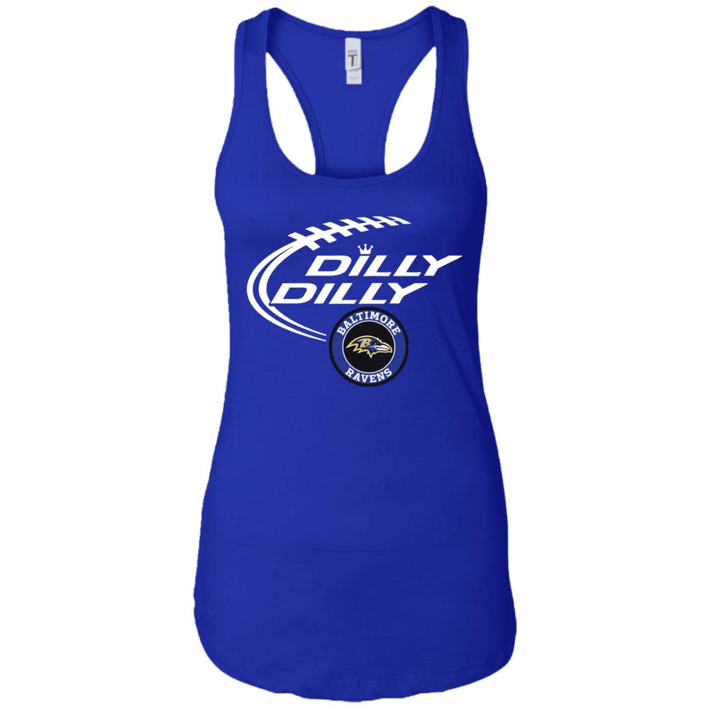 Dilly Dilly Baltimore Ravens Nfl Football Women Tank
