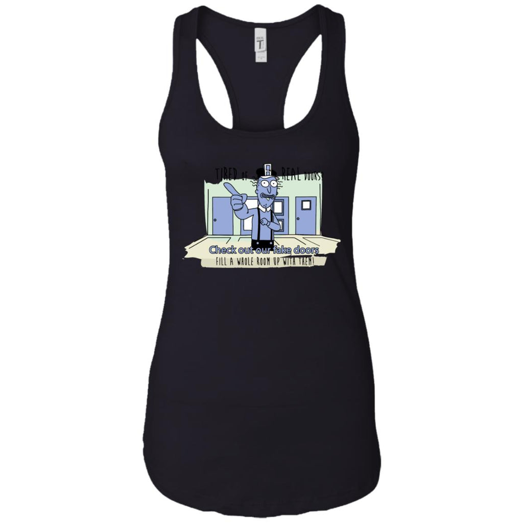 Rick And Morty - Fake Doors Room Women Tank