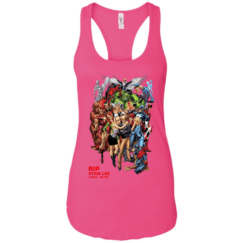 Rip Stan Lee Father Of Super Heroes Women Tank