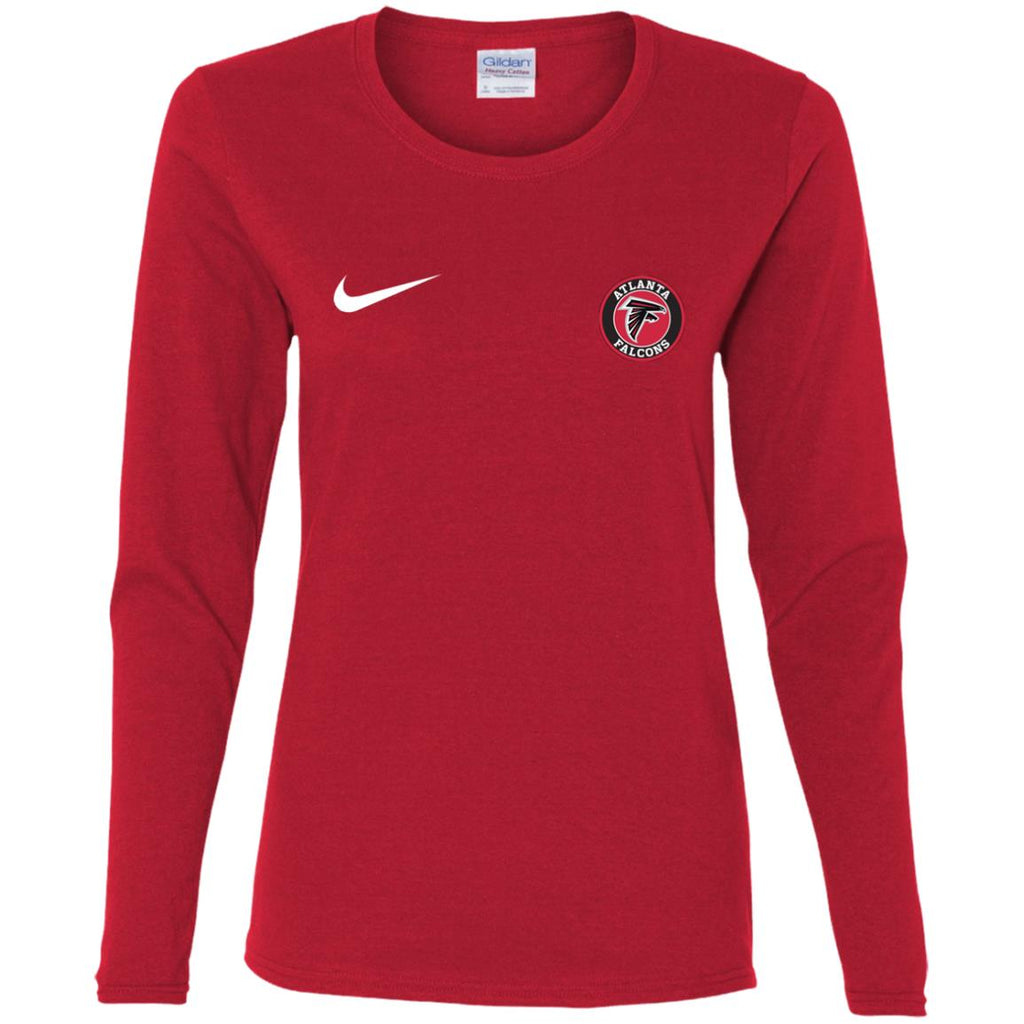 Nike Atlanta Falcons Nfl Football Women Long Sleeve Shirt