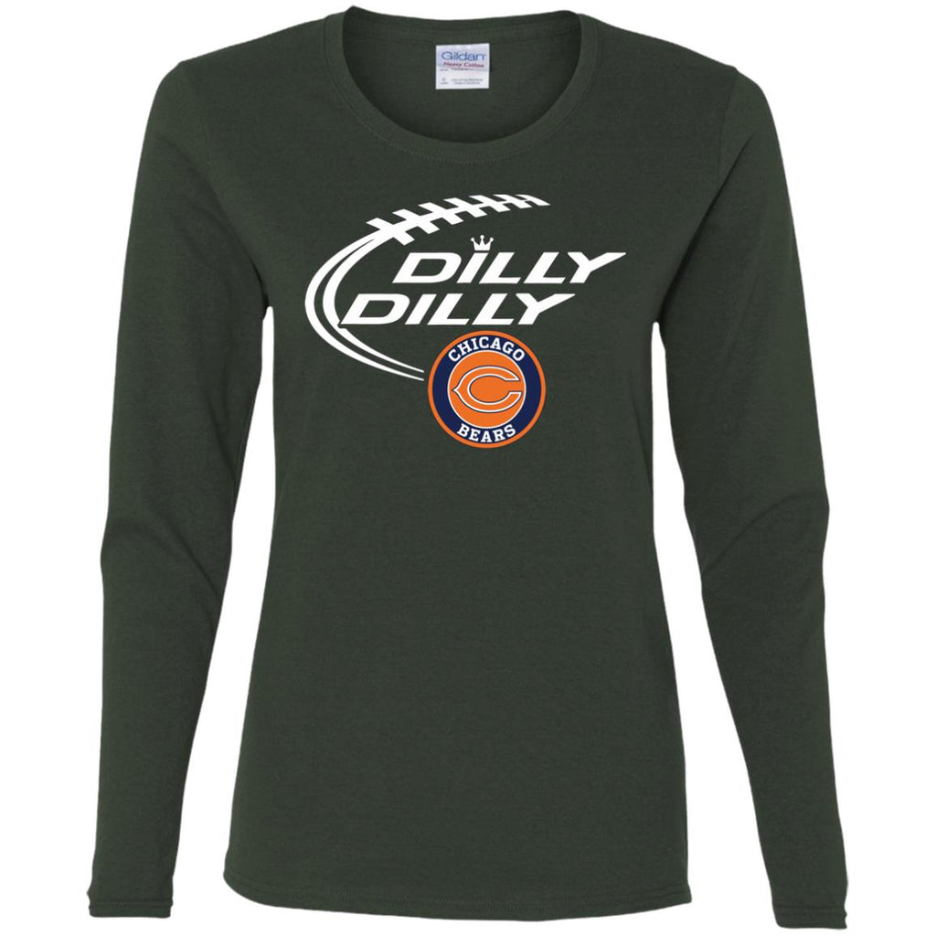 Dilly Dilly Chicago Bears Nfl Football Women Long Sleeve Shirt