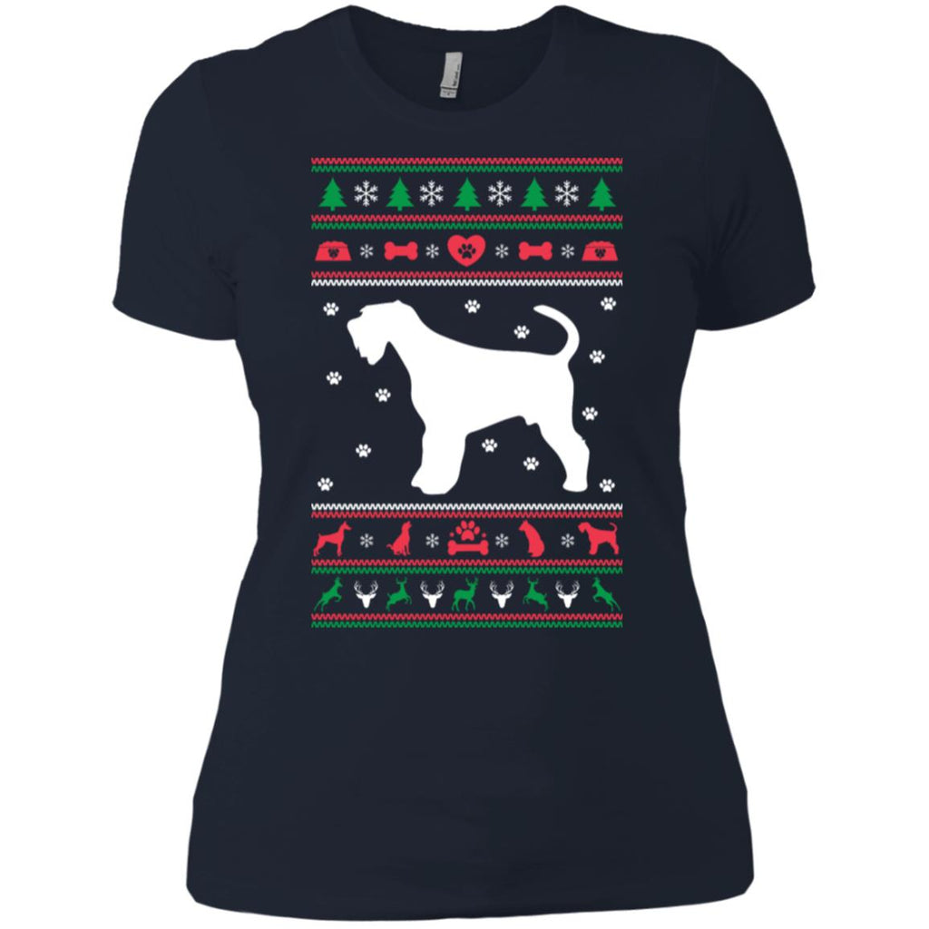 Christmas Airedale Dog Women T-Shirt