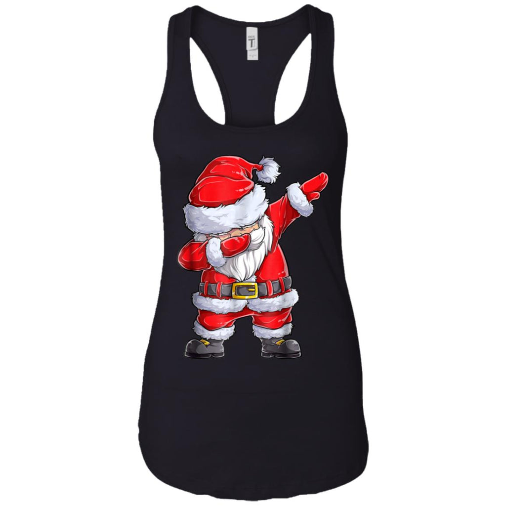 Dabbing Santa Shirt Christmas Boys Kids Men Xmas Gifts Tees Women Tank