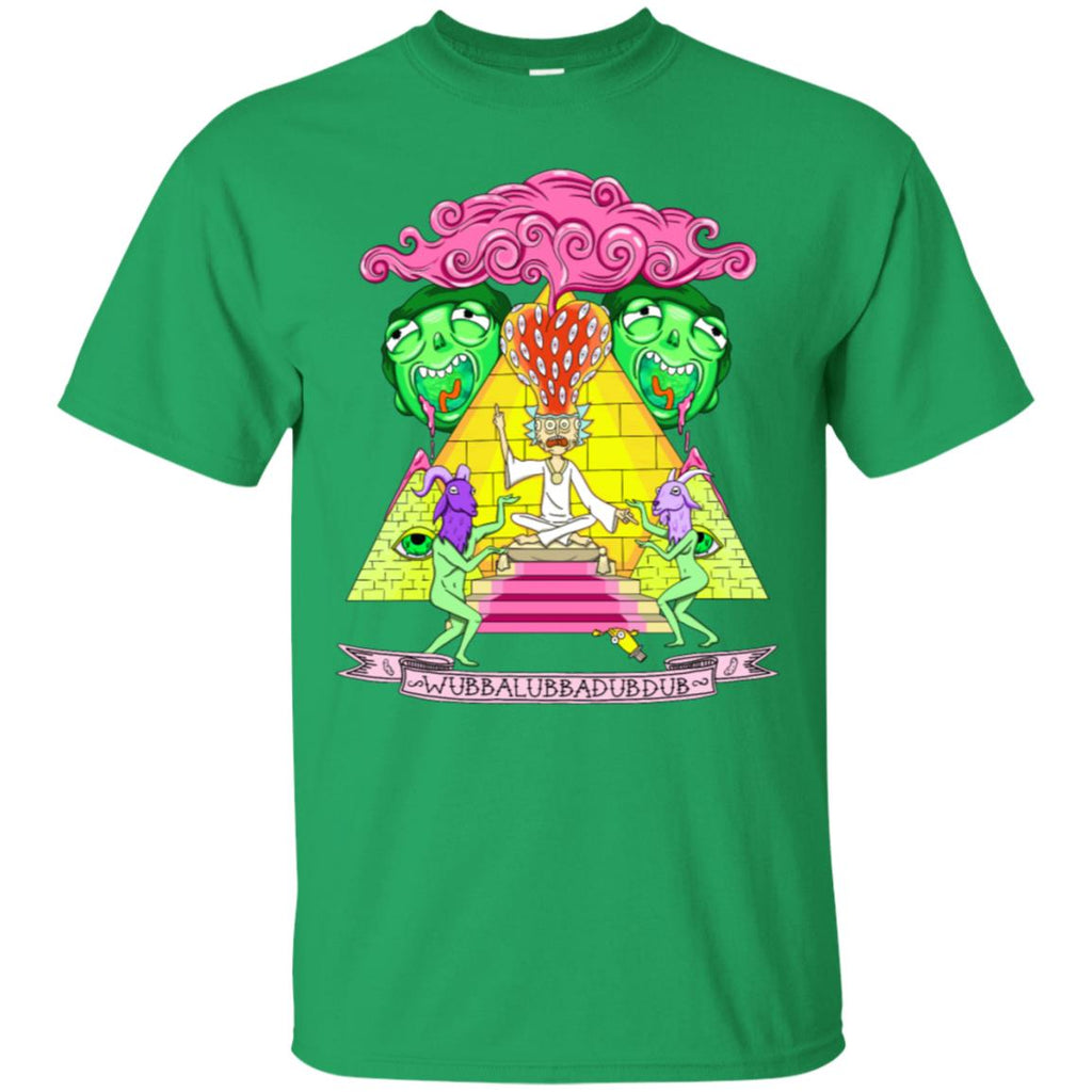 Rick And Morty Pyramid With Catchphrase Men T-Shirt