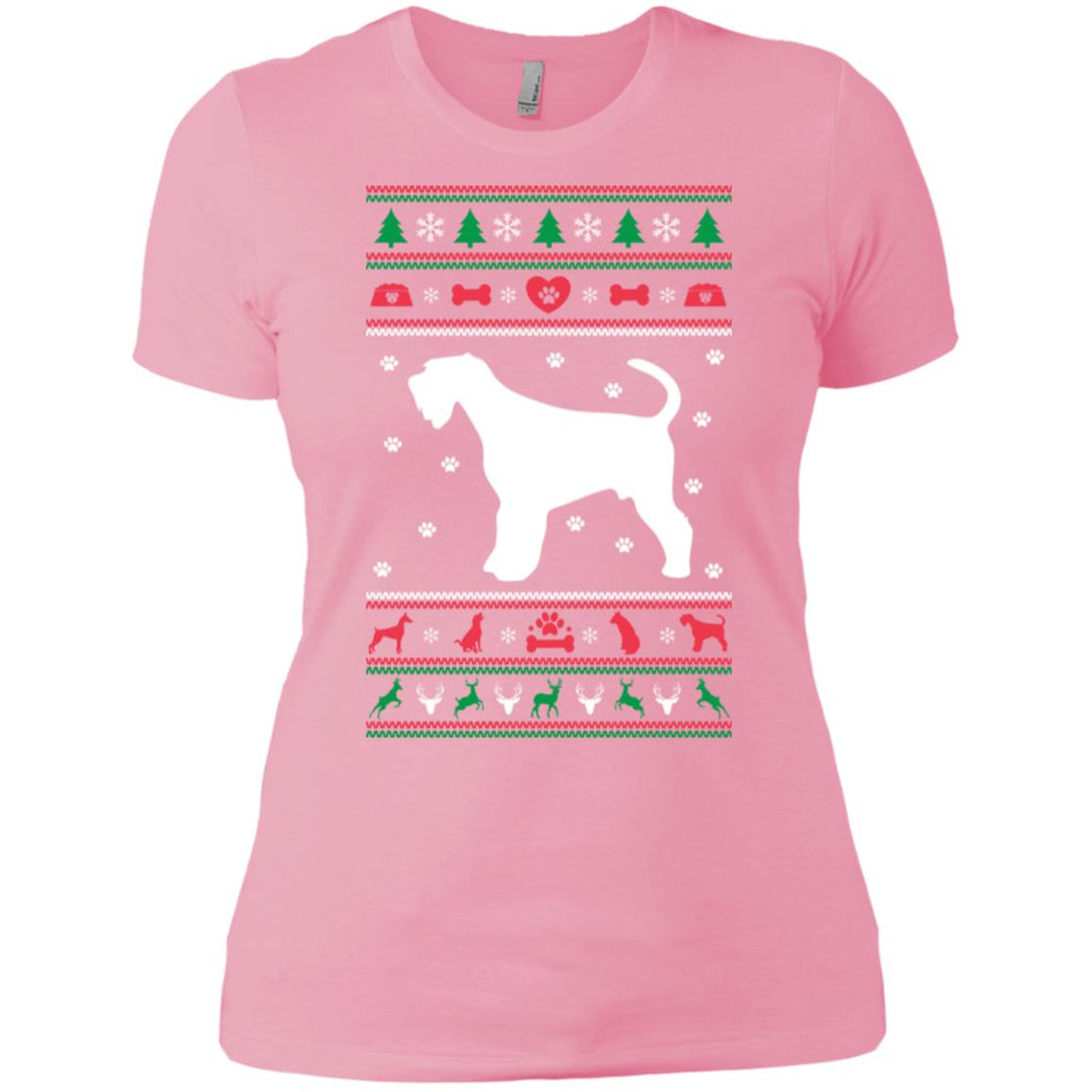 Christmas Airedale Dog Women T-Shirt