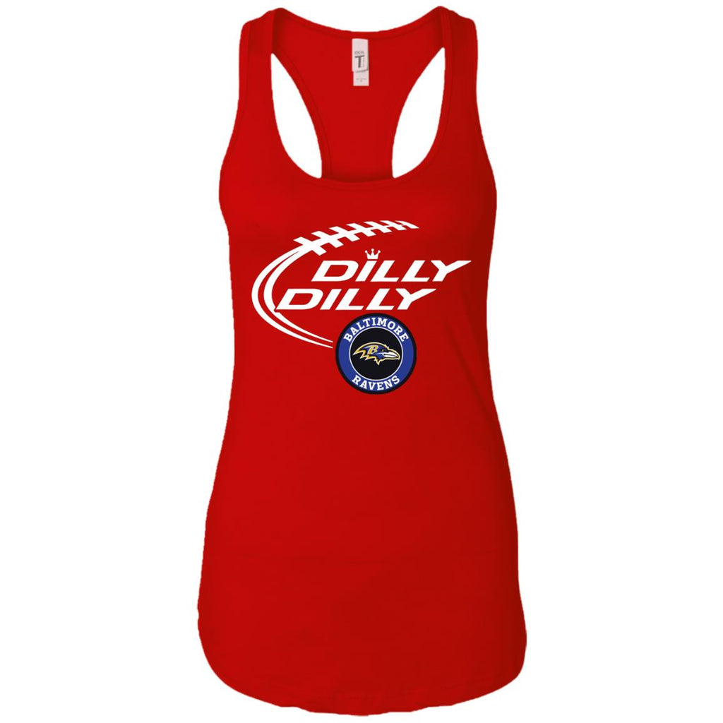 Dilly Dilly Baltimore Ravens Nfl Football Women Tank