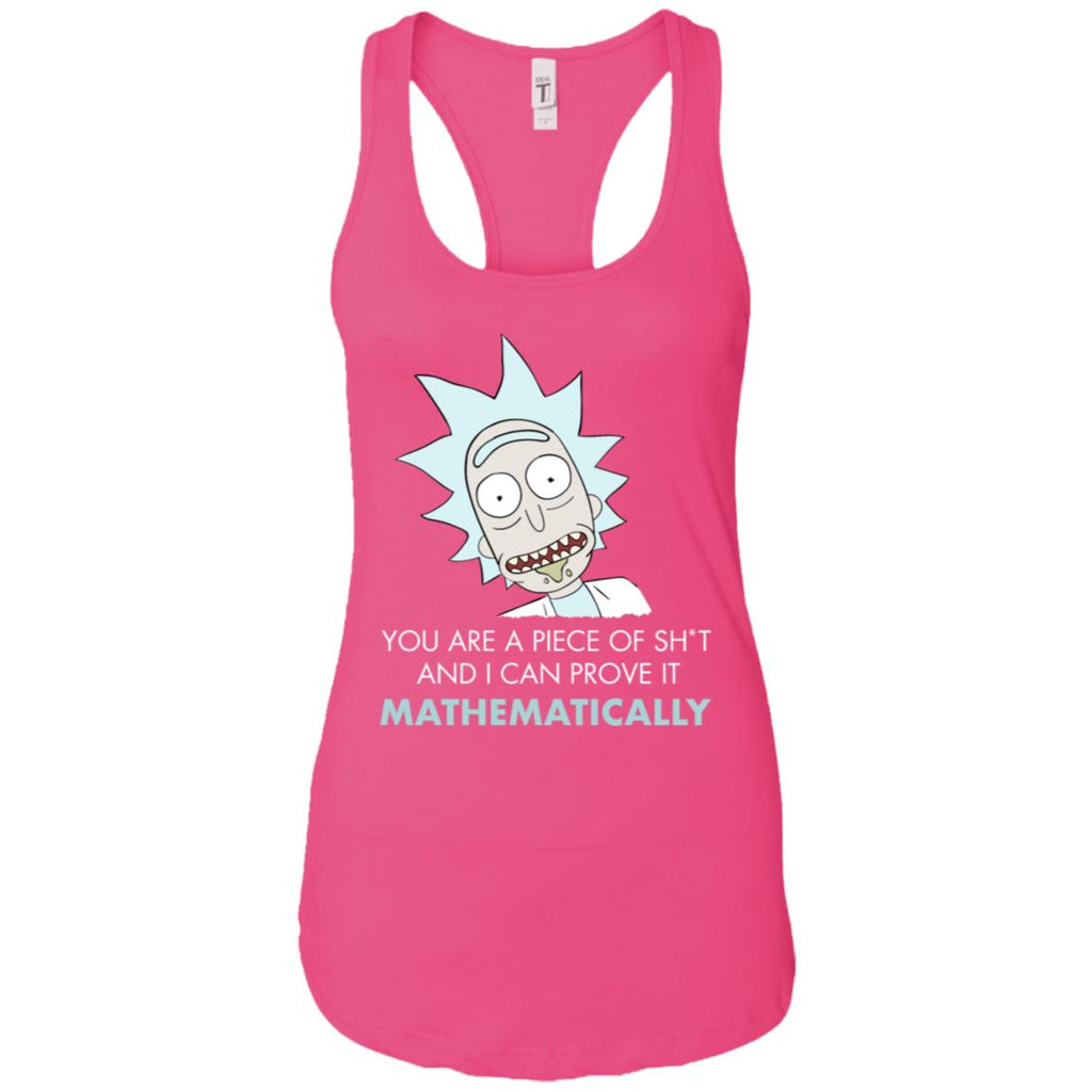 Rick And Morty Mathematical Proof Quote Women Tank