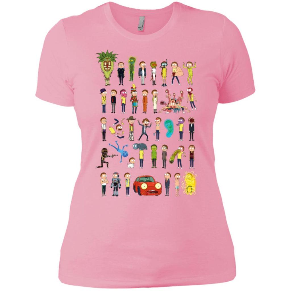 Ricky And Morty The Many Morty's Women T-Shirt