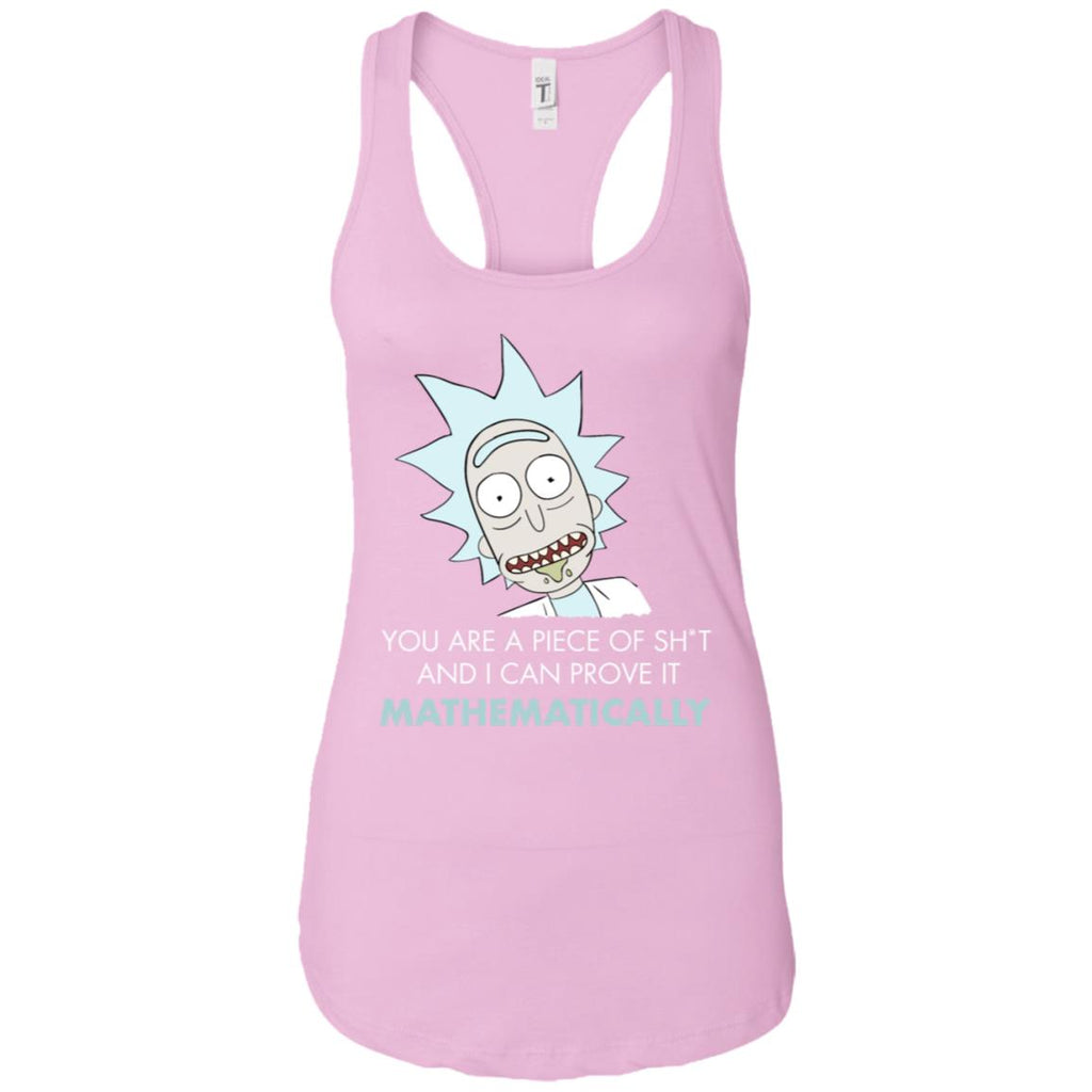 Rick And Morty Mathematical Proof Quote Women Tank