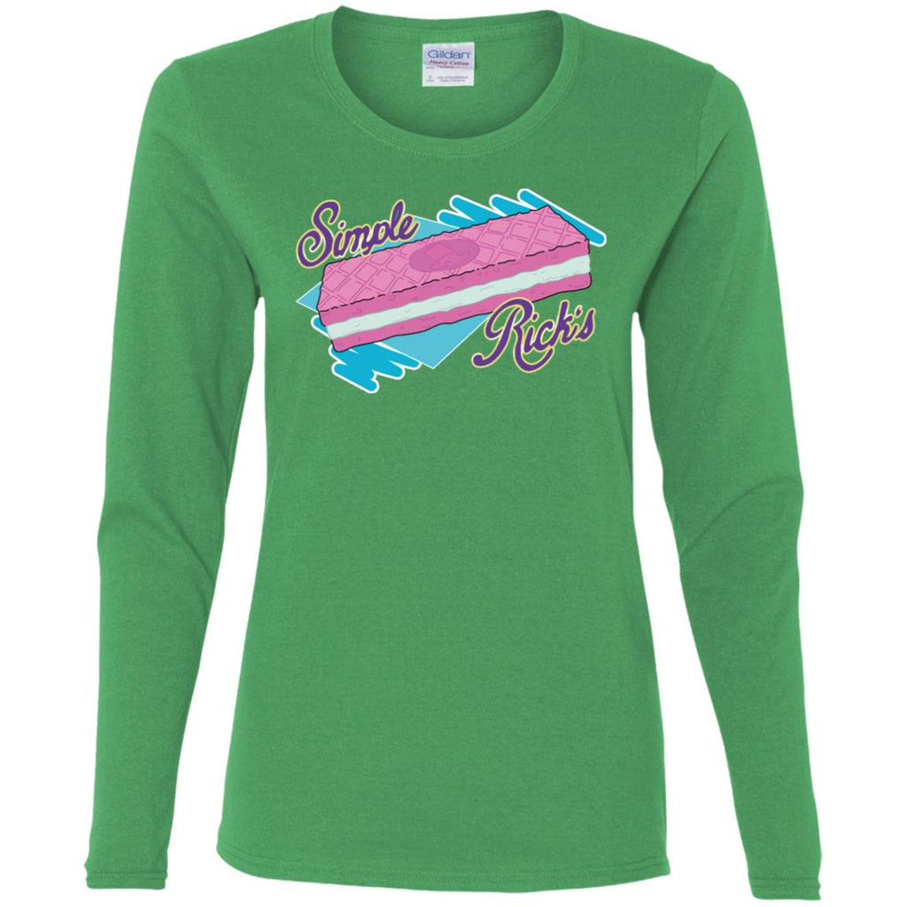 Rick And Morty Simple Rick's Wafer Cookie Women Long Sleeve Shirt