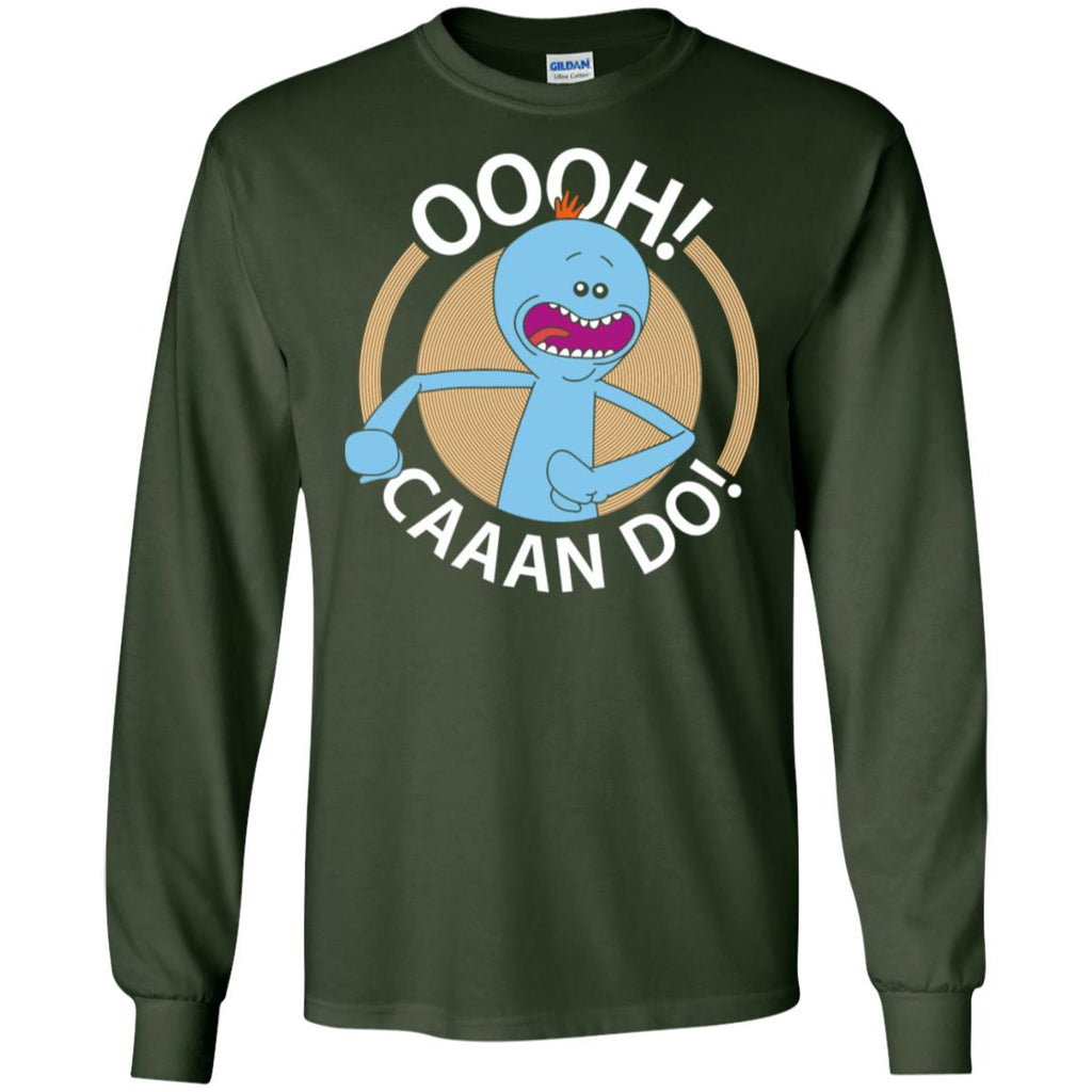 Rick And Morty Mr Meeseeks Oooh Caaan Do Men Long SLeeve Shirt