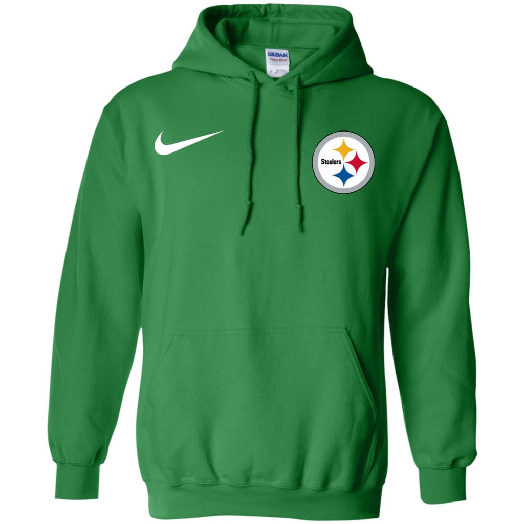 Nike Pittsburgh Steelers Logo Nfl Football Men Pullover Hoodie