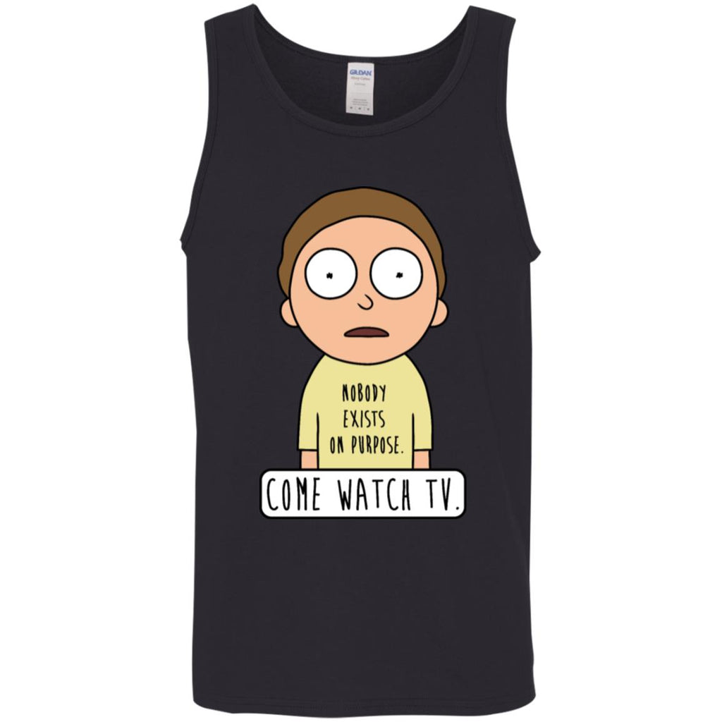 Rick And Morty Come Watch Tv Quote Men Tank Top