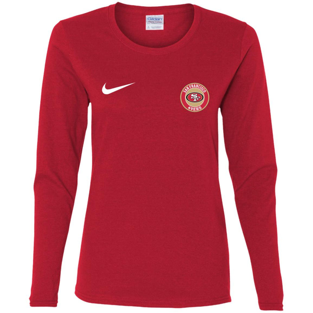 Nike San Francisco 49ers Nfl Football Women Long Sleeve Shirt