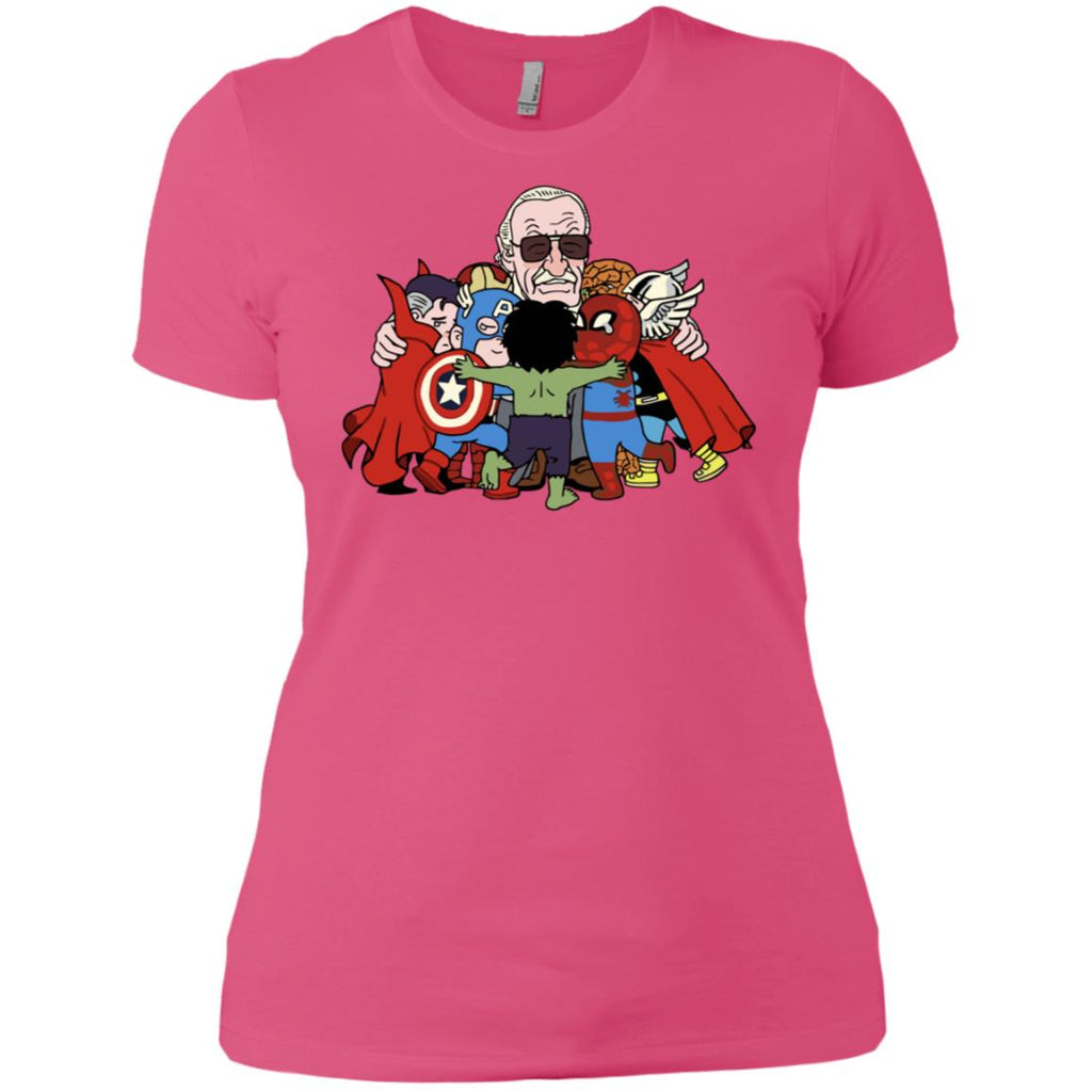 Stan Lee Shirt - Father Of Super Heroes Women T-Shirt