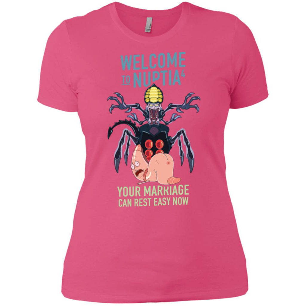 Rick And Morty Welcome To Nuptia Women T-Shirt