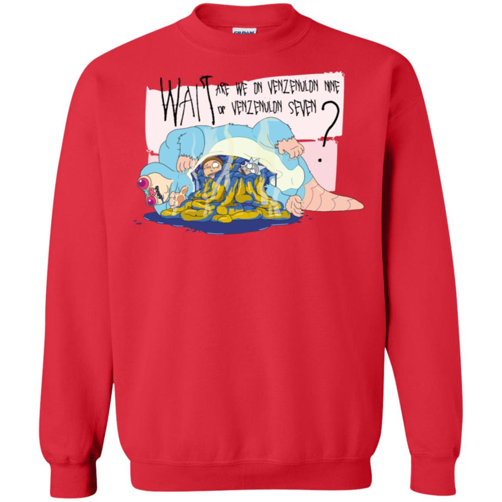 Ricky And Morty Which Venzenulon Are We On Unisex Crewneck Pullover Sweatshirt