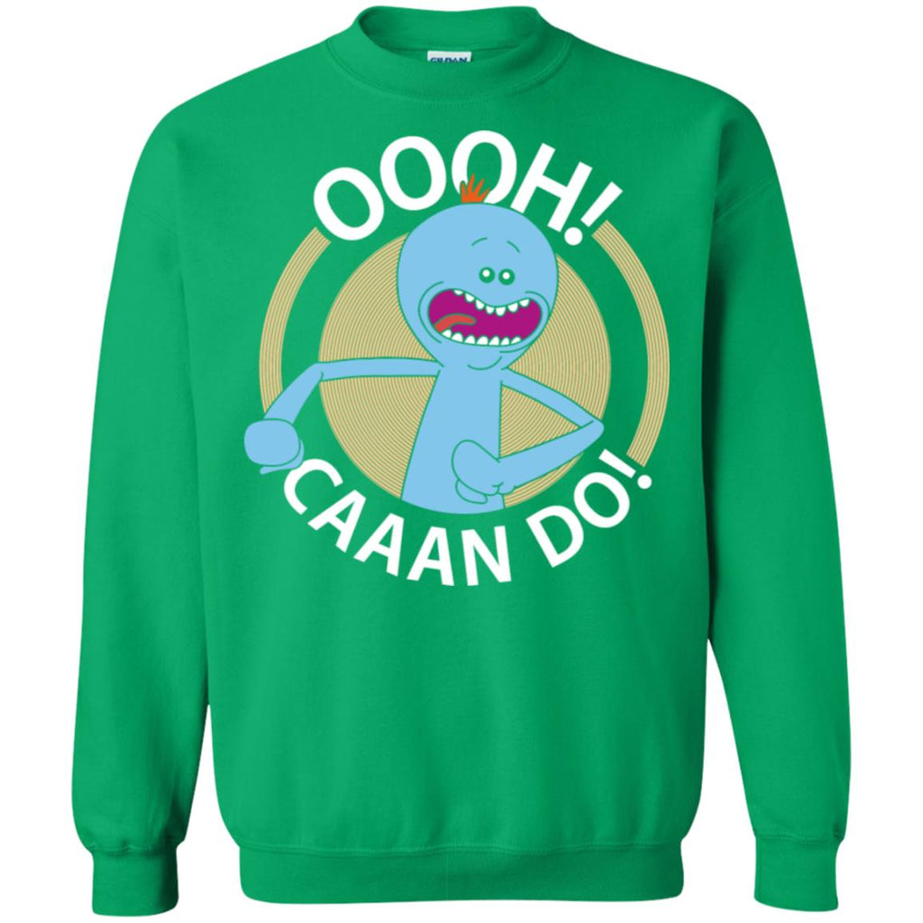 Rick And Morty Mr Meeseeks Oooh Caaan Do Unisex Crewneck Pullover Sweatshirt