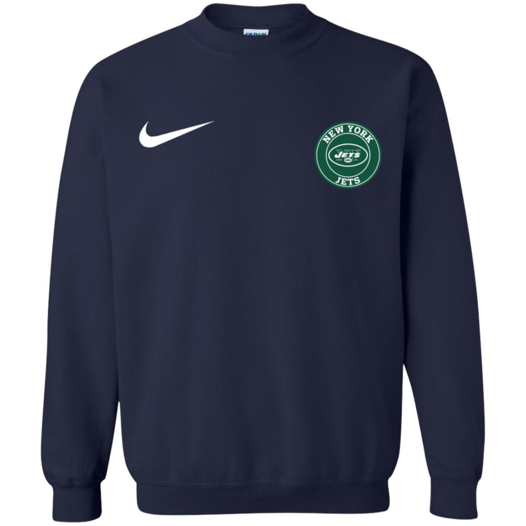 Nike New York Jets Nfl Football Unisex Crewneck Pullover Sweatshirt