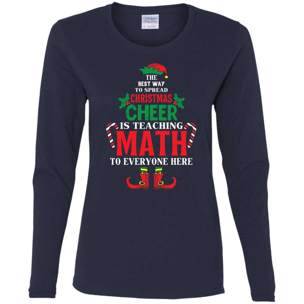 Christmas Cheer Is Teaching Math Women Long Sleeve Shirt