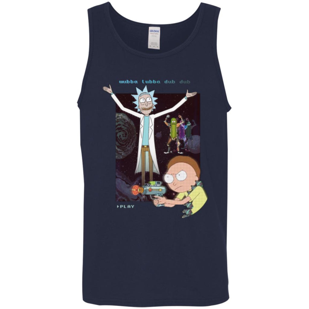 Rick And Morty Retro Video Game Men Tank Top