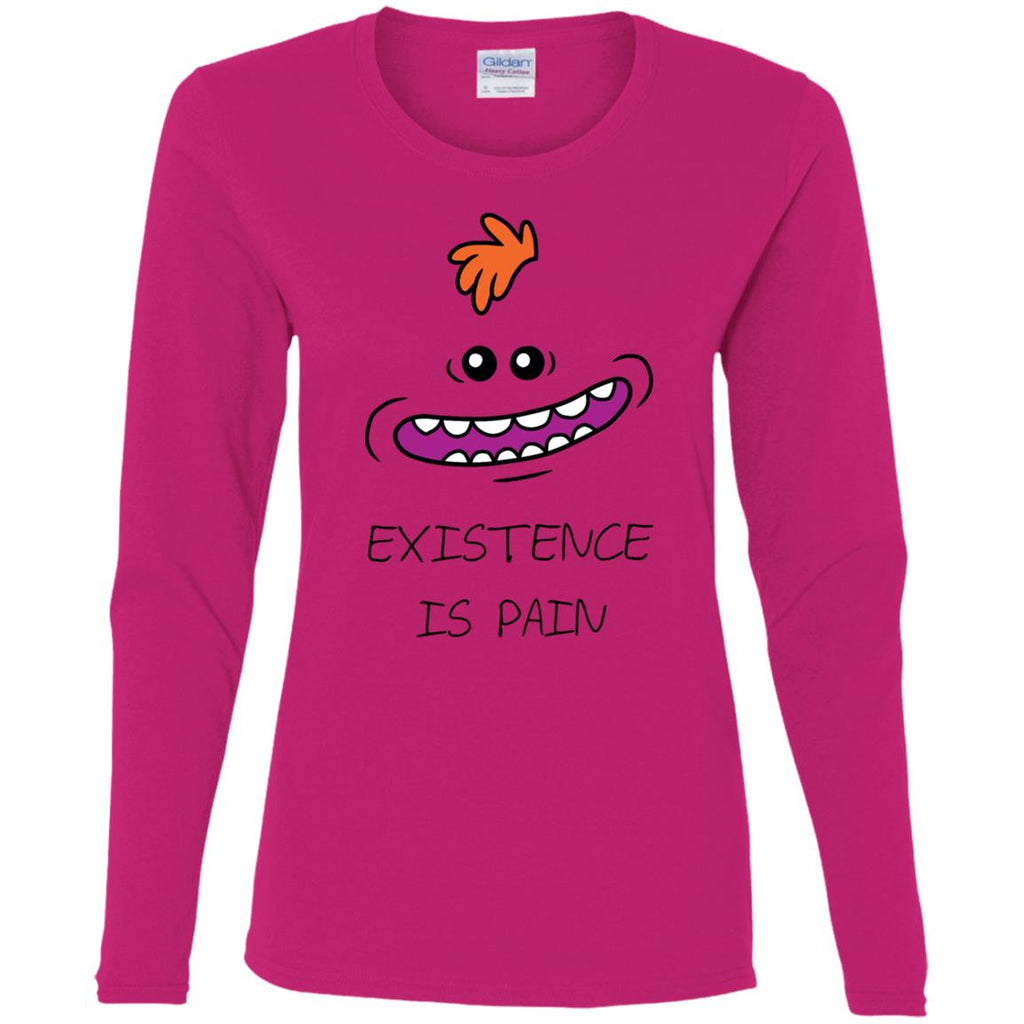 Rick And Morty Mr Meeseeks Existence Is Pain Women Long Sleeve Shirt