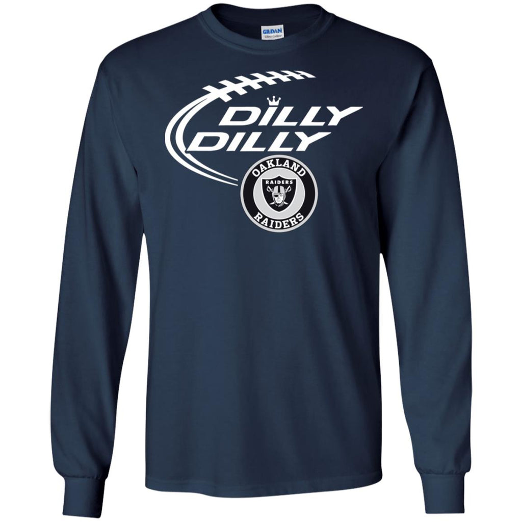 Dilly Dilly Oakland Raiders Nfl Football Men Long SLeeve Shirt