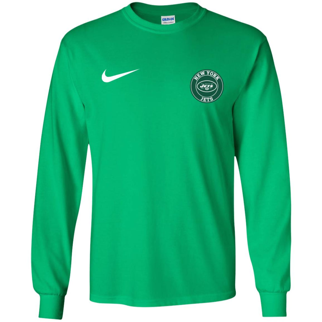 Nike New York Jets Nfl Football Men Long SLeeve Shirt