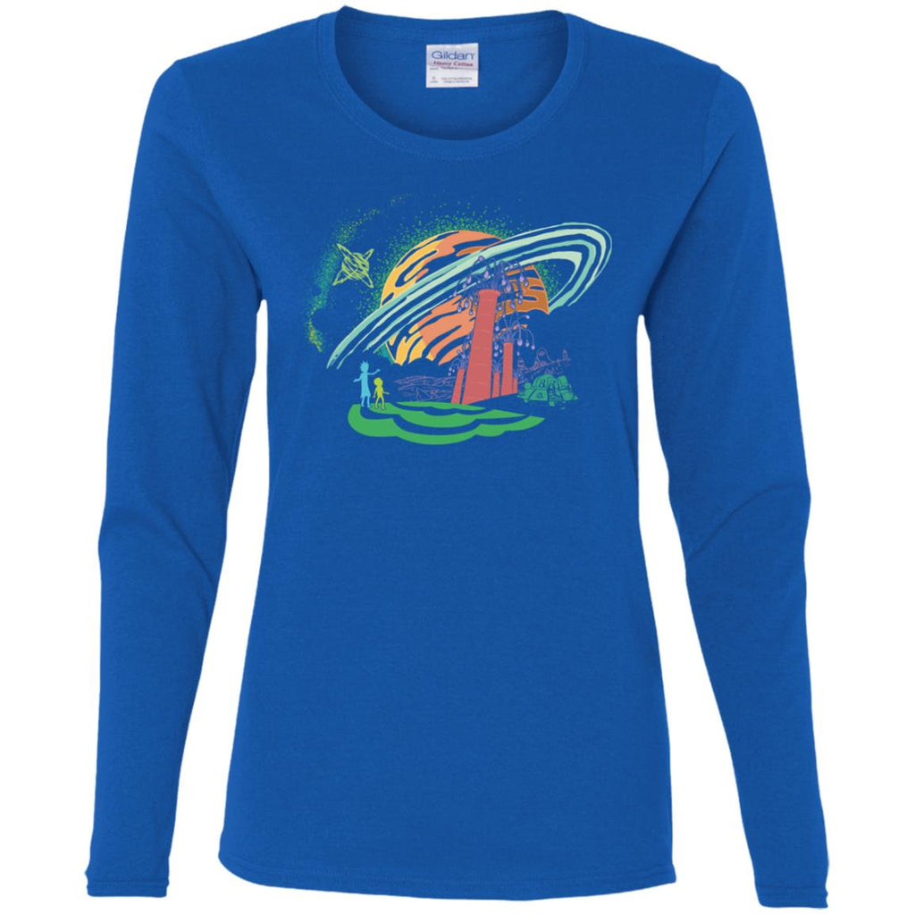 Rick And Morty Dimension Women Long Sleeve Shirt