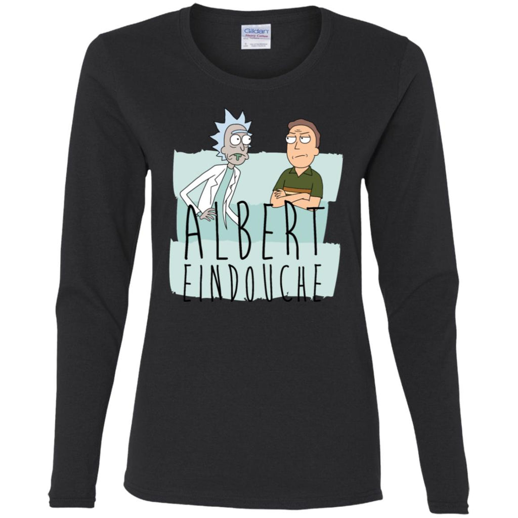 Rick And Morty Albert Eindouche Parody Women Long Sleeve Shirt