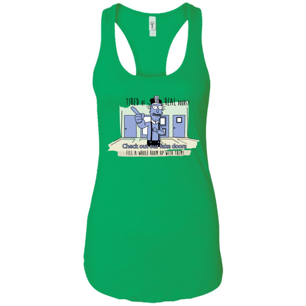 Rick And Morty - Fake Doors Room Women Tank
