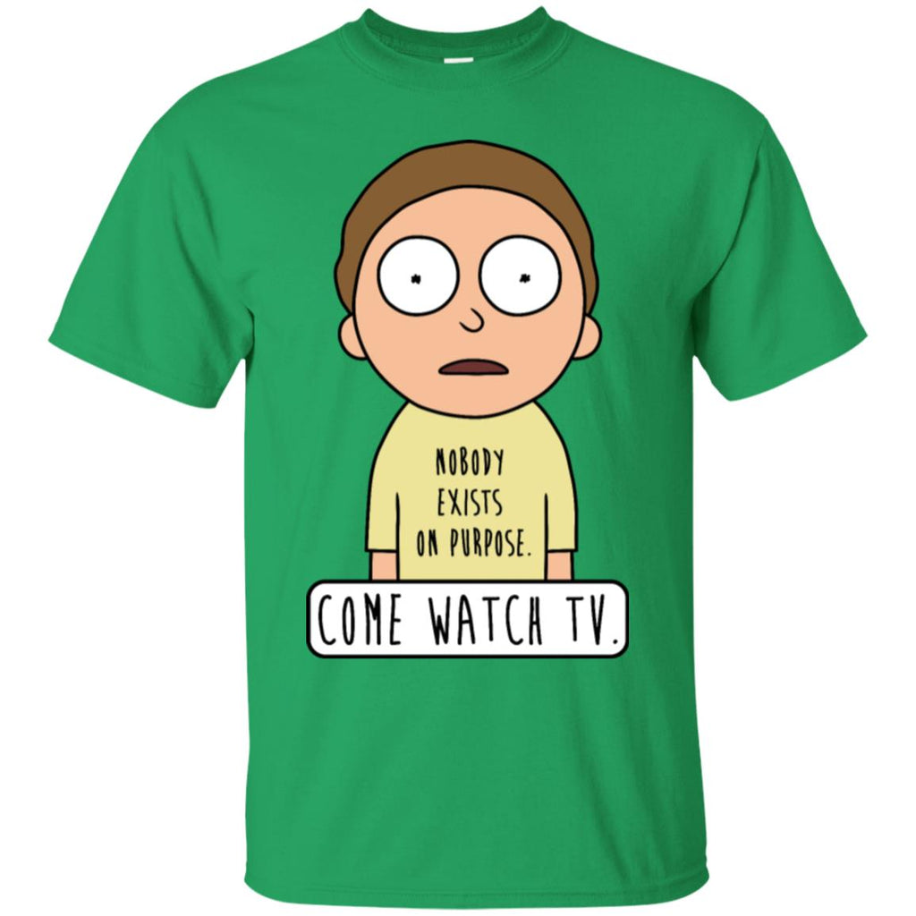 Rick And Morty Come Watch Tv Quote Men T-Shirt