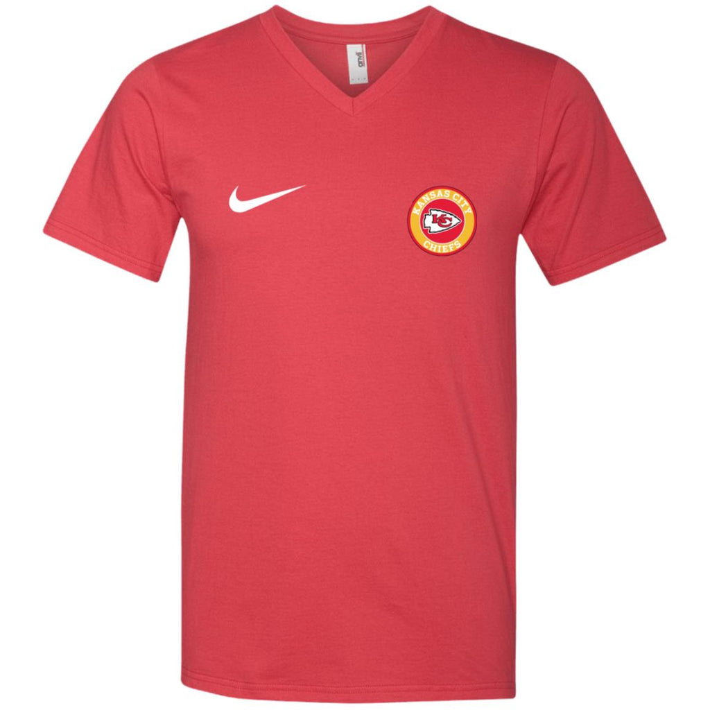 Nike Kansas City Chiefs Nfl Football Men V-Neck T-Shirt