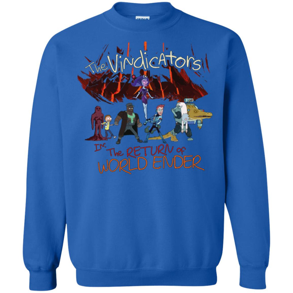 Rick And Morty The Vindicators Unisex Crewneck Pullover Sweatshirt